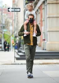 Ryan reynolds jokes he will watch the super bowl for '4 seconds' before his kids take over the tv. Ryan Reynolds Carries Daughter James On A Walk In New York City Hollywood Life