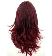 Asimetrik Kesim Sentetik Peruk Sarap Kizili Hair Styles Hair Beauty