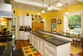 I think your cabinets might be maple:) white, cream, creamy beige, blues and greens would work. 10 Beautiful Kitchens With Yellow Walls Yellow Kitchen Walls Kitchen Yellow Walls Yellow Kitchen Walls With White Cabinets