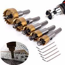 Buy Carbide Tip Hss Drills Bit Hole Metal Wood Saw Set 5pcs At Alisaleplus Com Free Shipping To 185 Countries 45 Day Drill Bits Stainless Steel Alloy Drill