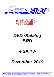 DVD -Katalog BRD -FSK 18- Dezember 2010