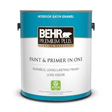 Interior Satin Enamel Stain Blocking Paint Primer Behr