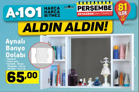 29 Haziran 2017 Persembe Gununden Itibaren A101 Aynali Banyo Dolabi Tum A101 Magazalarinda Yerini Aldi Bu Urunu Heyecanla Bekleyen Banyo Dolaplar Banyo Dolabi