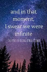 And in that moment, i swear we were infinite. charlie: And In That Moment I Swear We Were Infinite The Happy Life Formula