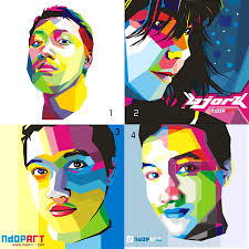 Wedha abdul rasyid, penemu teknik seni pop art wpap yang dikenal mendunia © tutugon.com. Belajar Wpap Wedha S Pop Art Portrait Sang Vectoria Jenaka