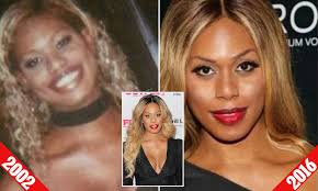 Transgender star Laverne Cox shares 'transformation' post