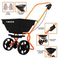 Rotary Spreader Seed Fertiliser Grass Gritter Rock Salt Lawn Garden Outdoor Sand Grit Winter Fertili Salz Pflanzen Produkt