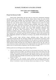 Check spelling or type a new query. Pdf Konsep Teori Dan Analisis Gender Moh Amil Academia Edu
