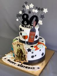I wish you a fabulous birthday, because you are a fabulous dad. 80th Birthday Cake Skazka Desserts Bakery Nj Custom Birthday Cakes Cupcakes Shop