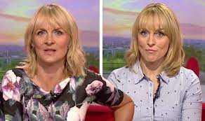 Despite her return to the sofa, the broadcaster previously admitted her recovery is uncertain and she was unable to determine when her foot would be completely healed to return to training. Louise Minchin Lashes Out At Herself After Failing To Seek Medical Attention After Injury Celebrity News Showbiz Tv Express Co Uk