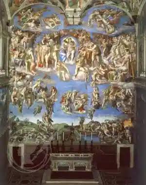 The Last Judgement by Michelangelo Buonarroti Reproduction For Sale | 1st  Art Gallery