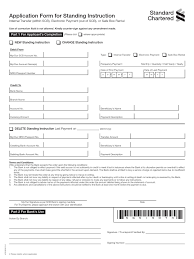 Si stands for standing instruction. Useful Forms En Pdf Application Form For Standing Instruction Payments Overdraft