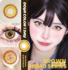 →DOYA日抛10片/盒黄芭蕉14.5mm水光小芭蕉，非常显色，非常融瞳（不同度数需要购买两盒） -- 11776