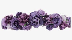 Purple Flower Crown Png Flowercrown Flowerheadband Purple Flower Crown Png Transparent Png Kindpng