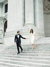 This new york wedding venue also offers a complimentary walkthrough of the space and tastings to help you choose your menu. The Prettiest City Halls To Consider For Your Wedding City Hall Wedding Photos City Hall Wedding Photography City Wedding Photos
