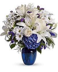 Testing new painting techniques and shading. Beautiful In Blue Bouquet Teleflora