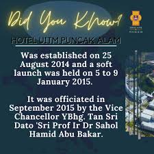 Universiti teknologi mara cawangan selangor kampus puncak alam, 42300 bandar puncak alam, selangor, malaysia. Hotel Uitm Puncak Alam Startseite Facebook