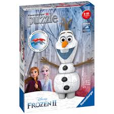 Ceaco is your official source for disney jigsaw puzzles! Ravensburger Disney Frozen 2 3d 54 Piece Olaf Shaped Jigsaw Puzzle 11157 Ebay
