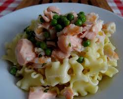 Pates Au Saumon Crevettes Et Petits Pois Auxdelicesdemanue En 2020 Pates Au Saumon Recette Pate Au Saumon Saumon
