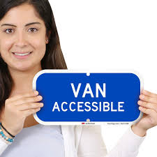 Van Accessible" Sign By SmartSign