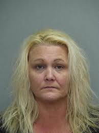 Woman charged, man wanted in damage to vehicle