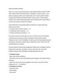 Telah diserukan kepada warga dunia akan adanya sebuah negara baru yang terbebas dari penjajahan negara lain. Analisis Kesalahan Bahasa