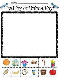 See more ideas about food activities, healthy food activities, nutrition activities. Healthy Vs Unhealthy Sort Healthy And Unhealthy Food Healthy Habits Preschool Healthy Food Activities