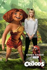 Exclusive Watch The New Featurette For Animated Movie The Croods Starring Emma Stone Emma Stone Animated Movies Dreamworks Animation