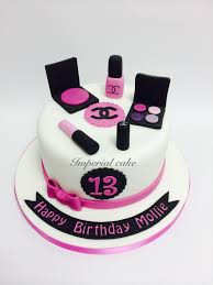 These simple kids birthday cakes will be the talk of the town and a hit at any birthday party! Chanel Makeup Cake Make Up Cake Toddler Birthday Cakes 13 Birthday Cake