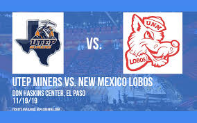 Utep Miners Vs New Mexico Lobos Tickets 19th November