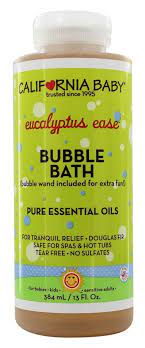 4.4 out of 5 stars 38. Buy California Baby Eucalyptus Ease Bubble Bath Pure Essential Oils Eucalyptus And Douglas Fir 13 Oz Formerly Aromatherapy Bubble Bath At Luckyvitamin Com