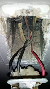 A hot (black) wire, a neutral (white) wire and a ground (copper) wire. Replacing 60 Year Old Light Switch Which Wires Go Where Home Improvement Stack Exchange