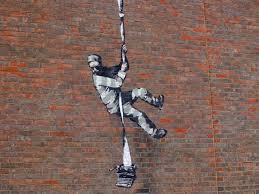 He produces pieces of work which pop up in public places, such as on the walls of buildings. 136 Amazing Banksy Graffiti Artworks With Locations 2021 Updated Canvas Art Rocks