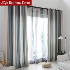 Check spelling or type a new query. Modern Blue Stripe Blackout Curtains For Living Room Decoration Window Curtains Bedroom Short Door Curtain Drapes Rideaux Firany Curtains Aliexpress