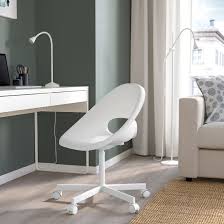 Loberget Blyskar Swivel Chair White Ikea Ikea Desk Chair Home Office Chairs White Desk Chair