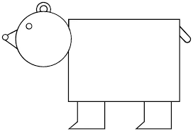 Blind Drawing Pictures Easy Drawings Geometric Shapes Drawing Simple Shapes