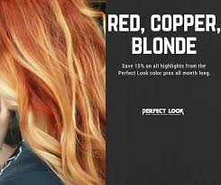 They can include pans, saucepans, pots of different sizes. Perfect Look Salons A Great Highlights Combo Red Copper And Blonde Save 15 On All Highlights With The Perfect Look Color Pros All Month Long No Coupon Needed Offer Ends May