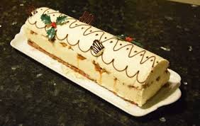 A B C Vos Ig Buche A La Mousse De Pommes Et Noix Caramelisees Mousse De Pomme Alimentation Dessert Noel