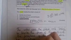 Gcse English Language Paper 1 Q2 The Language Question Youtube