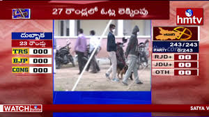 Dubbaka Election Counting Live Updates From Gandhi Bhavan Dubbaka Results Hmtv Youtube