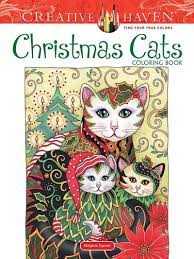 Shop Creative Haven Christmas Cats Coloring B At Artsy Sister Cat Coloring Book Creative Haven Coloring Books Coloring Books