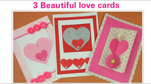 I absolutely love to receive beautiful handmade cards. Diy Valentine Cards Handmade Easy Love Greeting Cards For Boyfriend Valentine S Day Gift Love Card Youtube