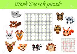 The themes of the word searches cover a large range of topics that kids enjoy. Clip Cards Game Template Word Search Puzzle Kids Activity Worksheet Colorful Printable Version Educational Game For Study English Words Includes Answers Flat Vector Stock Illustration Royalty Free Cliparts Vectors And Stock Illustration