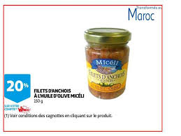 Offre Filets D Anchois A L Huile D Olive Miceli Chez Auchan Direct