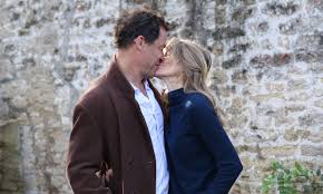 Dominic west and wife catherine fitzgerald posed for a new holiday photo taken at their irish castle following the actor's romantic getaway with lily james. Dominic West Breaks Silence And Kisses Wife After Intimate Pictures With Lily James Emerge Hello
