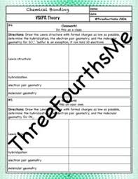 Instead of lecturing on the vsepr molecular shapes to my ap chemistry class, i give them this guided activity to let them visualize the shapes and draw conclusion 35 Vsepr Ideas In 2021 High School Chemistry Vsepr Theory Molecular Geometry