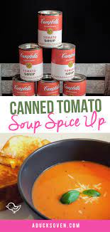 How To Dress Up A Can Of Tomato Soup A Duck S Oven Recipe Tomato Soup Easy Canned Tomato Soup Best Tomato Soup