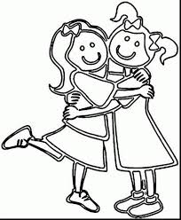 Www pinterest de 1 self expression coloring on a blank canvas paper is a way for kids as well as adults alike to reveal themselves. Best Friend Coloring Pages Printable 101 Coloring