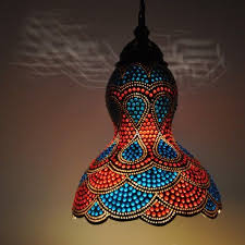 Su Kabak Avize Su Kabak Abajur Ozel Hediye Gourd Lamp Kelebekler Hediyeler Su