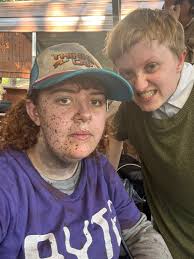 Forgot to post this yesterday, but Chet and I dressed as Dustin and Eddie  from Stranger Things for Halloween!